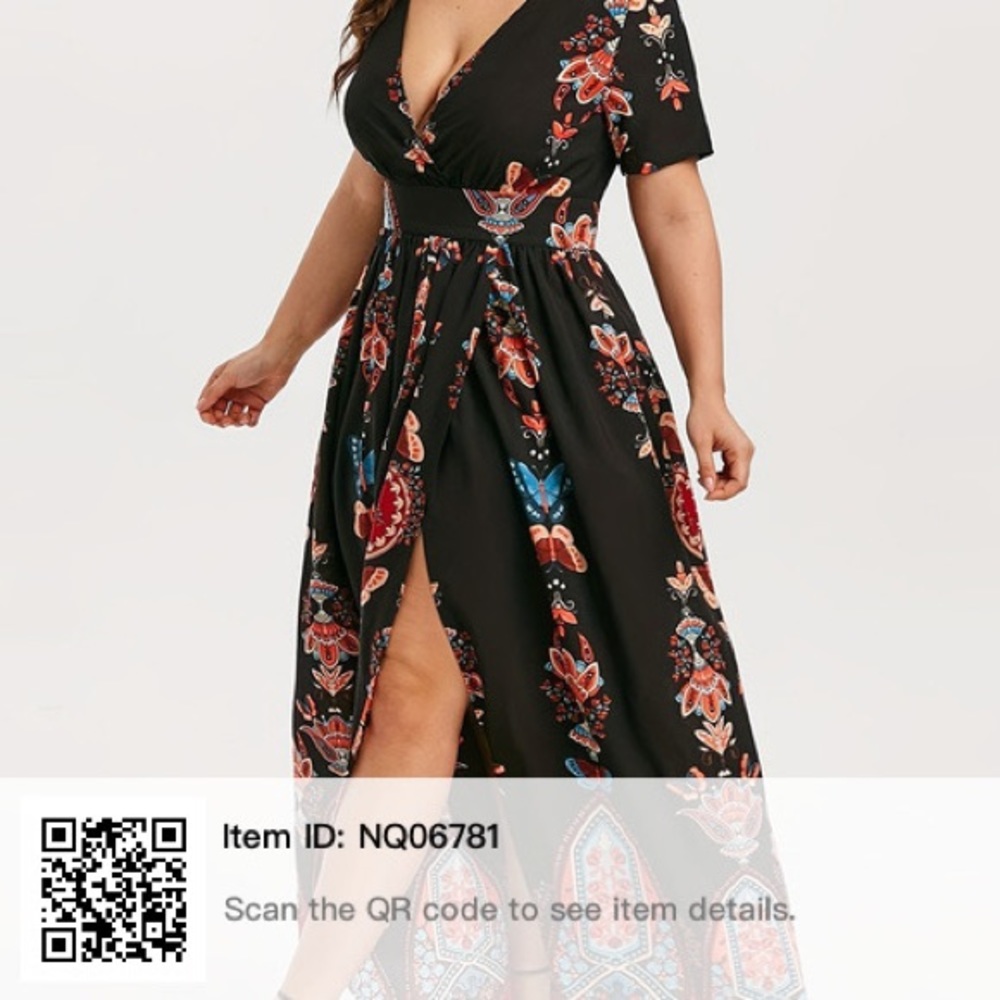 Boho Women’s Summer Maxi Dress, Plus Size
